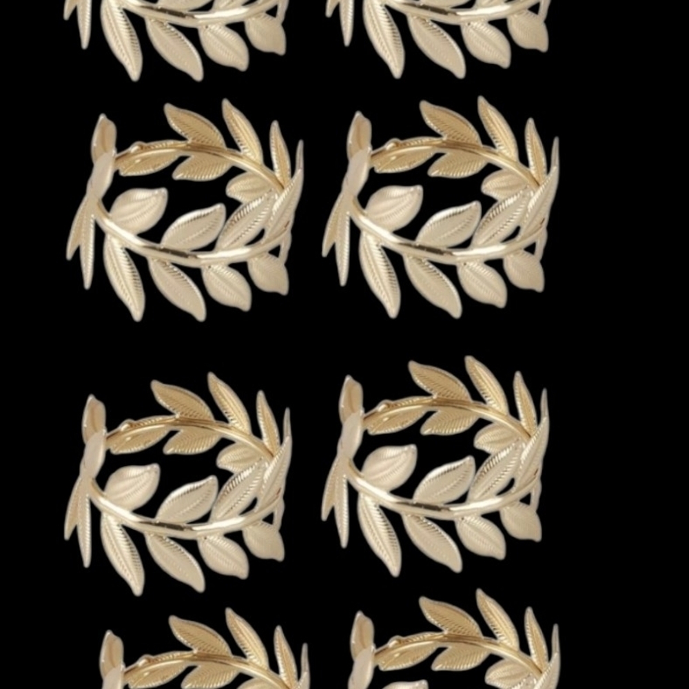 8 Spring Leaf Napkin Rings